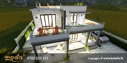 A Low-Cost House plans in sri lanka.Nearly 2000-square-foot home and detached garage