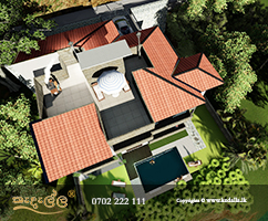 Kandy Architect designed building with huge terrace in thannekumbura area.Architect contact number 0702 222 111