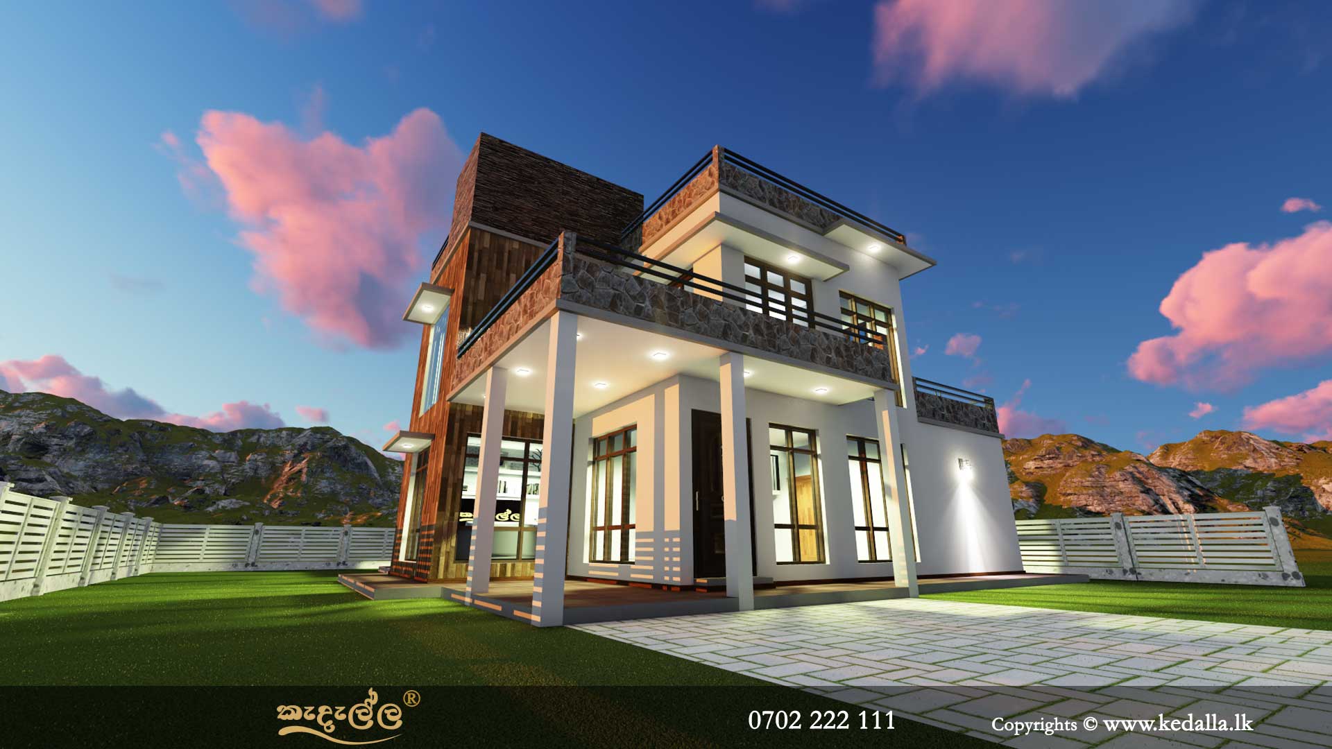 An architect in sri lanka designed modern house plan