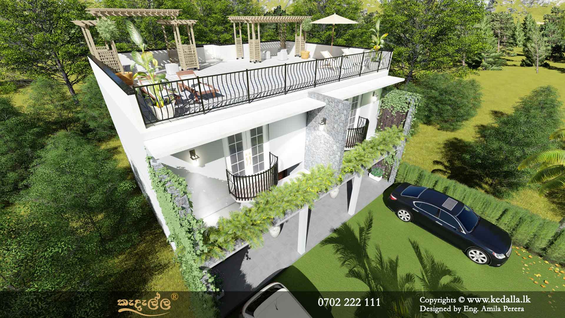 House designers perform site analysis and create house plot plans/Sketches at the begining