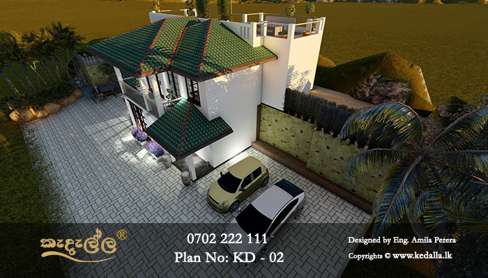 The scale and style of this impressive small house design plan is a haven for busy families