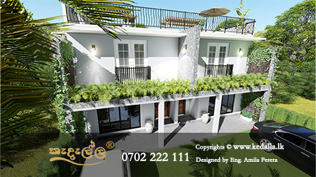 Hill Country House Plans in Sri Lanka with 4 Bedrooms and 2 Bathrooms