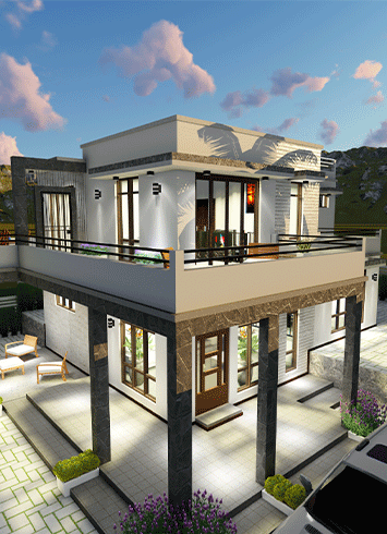 3D House Plan Designed by Kedella Homes