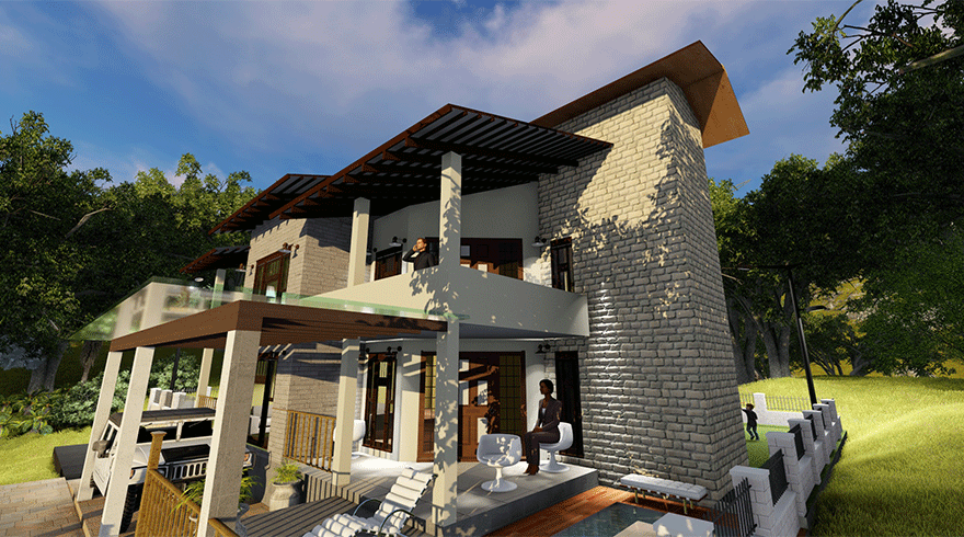 Roof Type Modern House Plans. Explore a variety of styles from small modern house plans to two story modern home plans that include expansive decks and patios for extended outdoor living. 