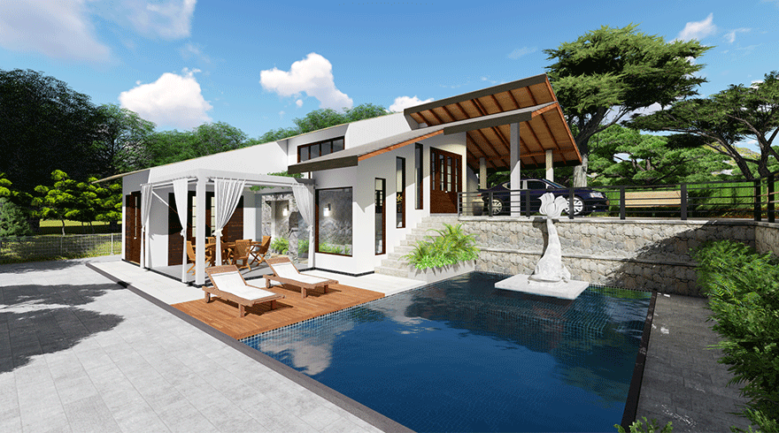 Sri Lankan House Plans. These contemporary and modern house plans are typically defined by lots of glass, steel or concrete plus clean lines, simple proportions and floor to ceiling windows
