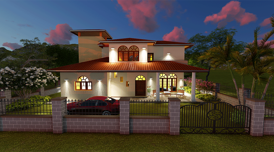 New House Design with modern and aesthetic look