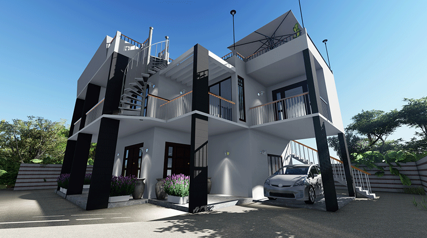 Popular Architectural 3D Home Designs in Sri Lanka