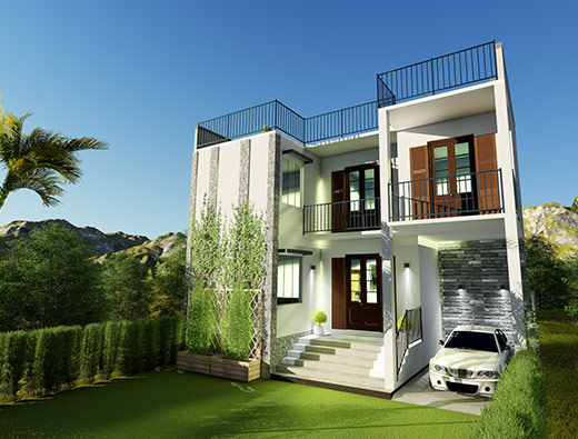 An Affordable and minimalist house design Designed by Kedella Homes 
