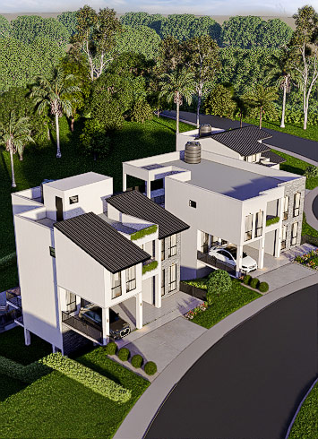 Brand New House for sale in Peradeniya Kandy sri lanka Kedella Homes Signature Villas in Hanthana  3D Plan 4